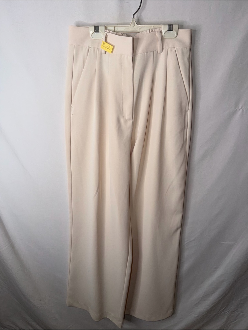 French Connection Wide-Leg Pants in Light Blush